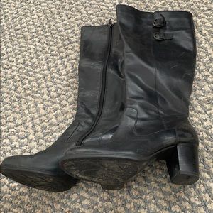 Born black dress boots with heels